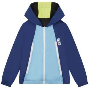 Jungen Schwarz & Blau Reversible Reißverschluss-Jacke