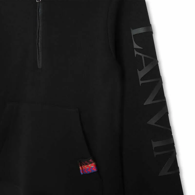 Jungen Schwarze Kapuzenpullover