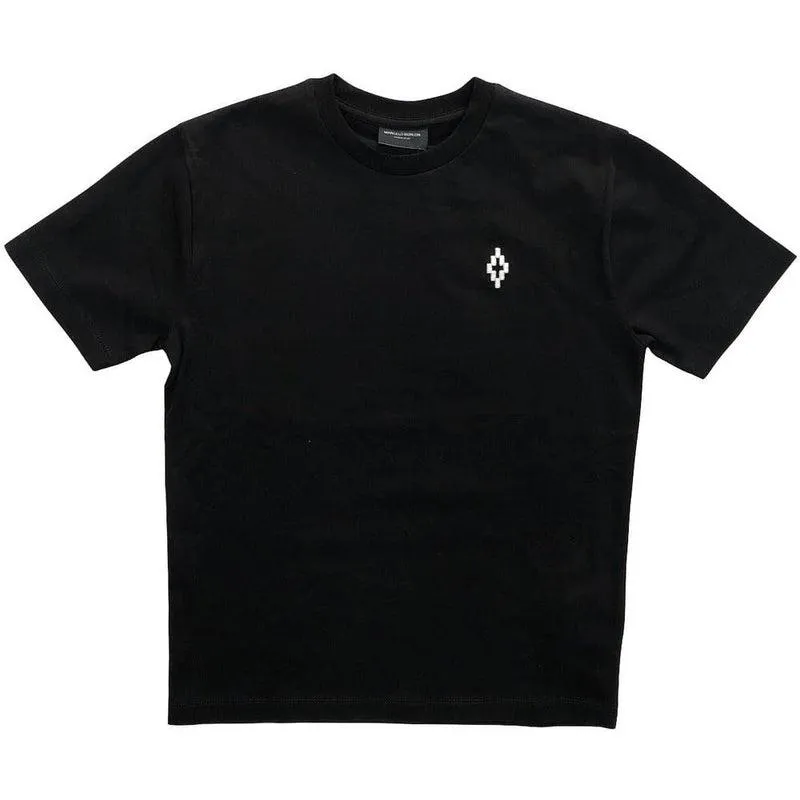 Jungen Schwarzes 'Logo' T-Shirt