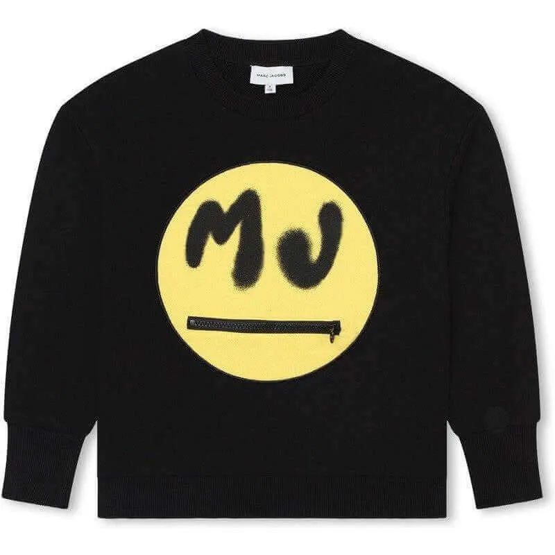 Jungen Schwarz Marc Jacobs X Smileyworld Sweatshirt