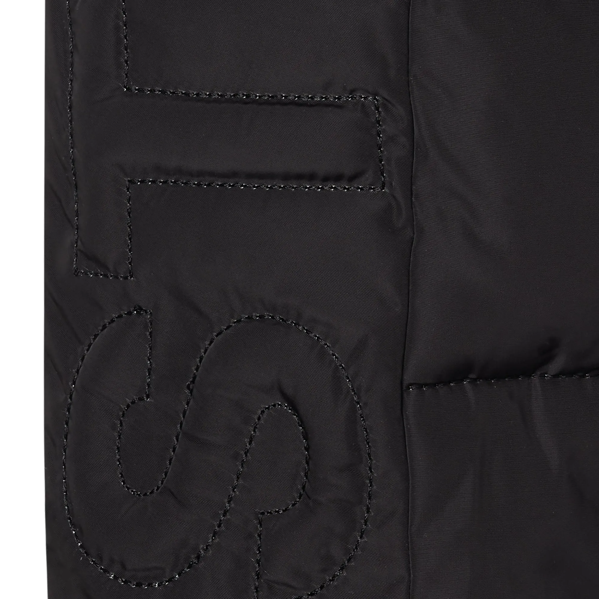 Jungen Schwarze Steppjacke