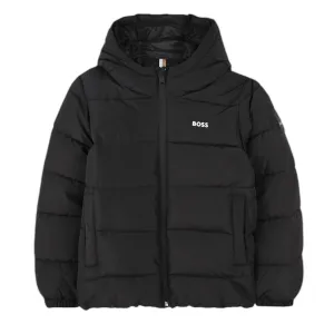 Jungen Schwarze Steppjacke