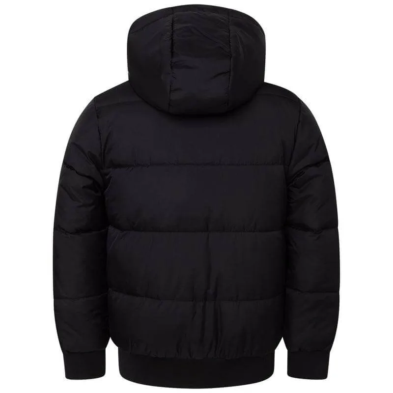 Jungen Schwarze Reversible Daunenjacke
