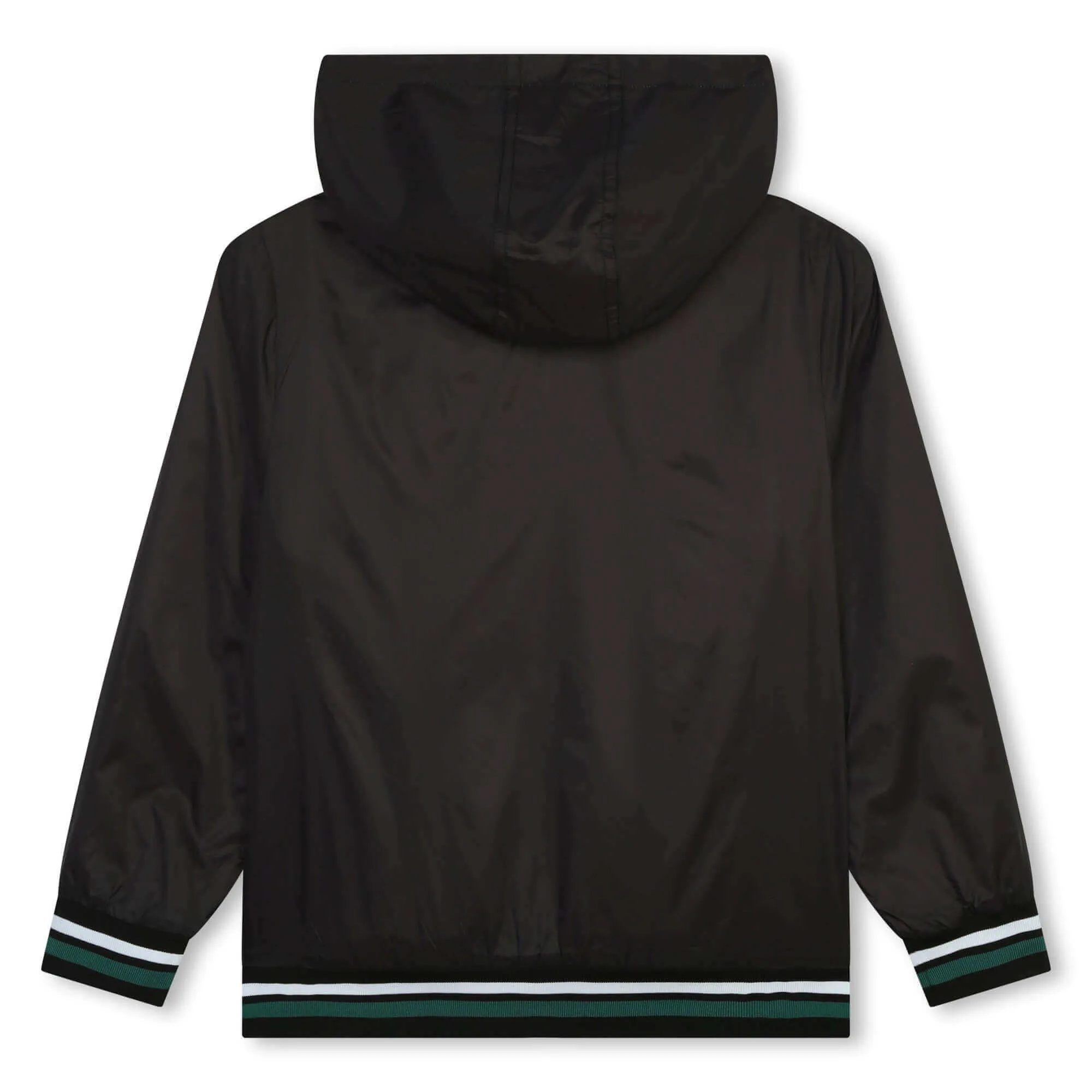 Jungen Schwarz Reversible Reißverschluss Jacke