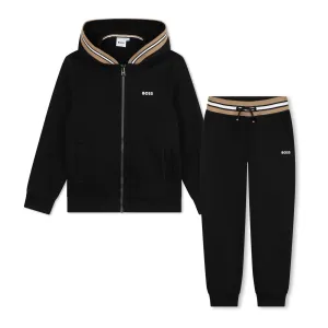 Jungen Schwarz Jogginganzug