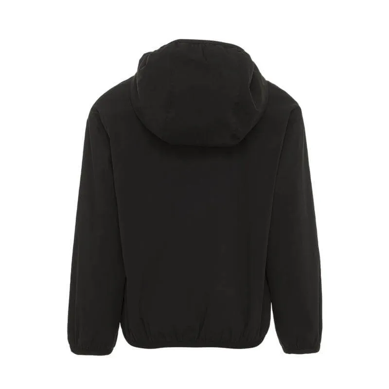 Jungen Schwarze Windjacke