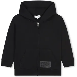 Jungen Schwarz Reißverschluss Hoodie