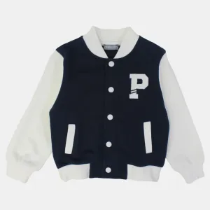 Jungen Schwarz/Weiß Langarmjacke