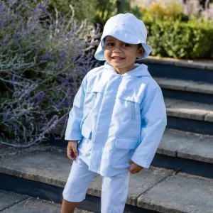 Jungen Blau Benji Kapuzenjacke