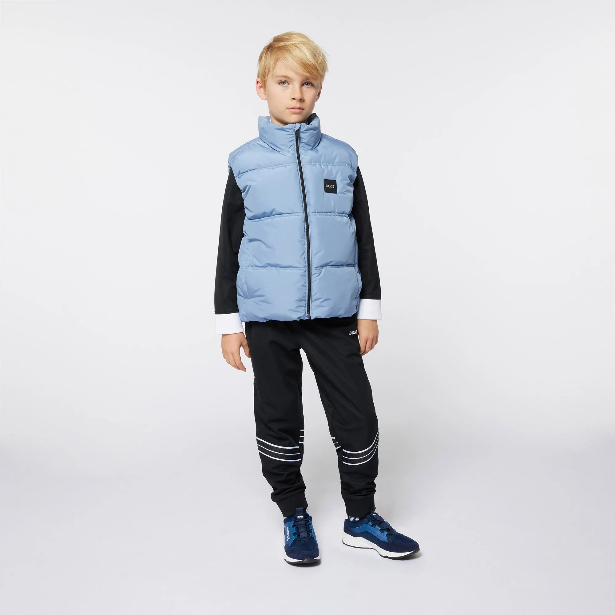 Blaue Jungen-Weste