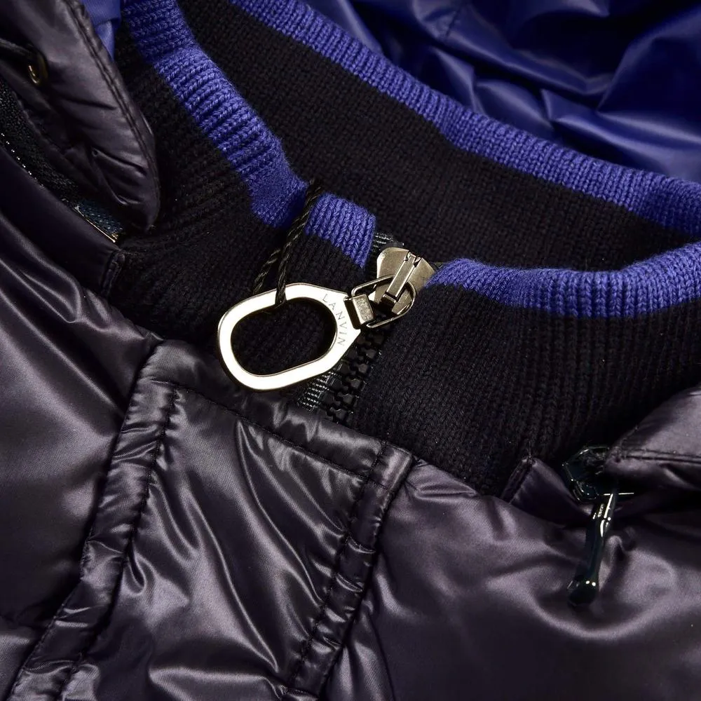 Jungen Blau Gefütterte Daunenjacke