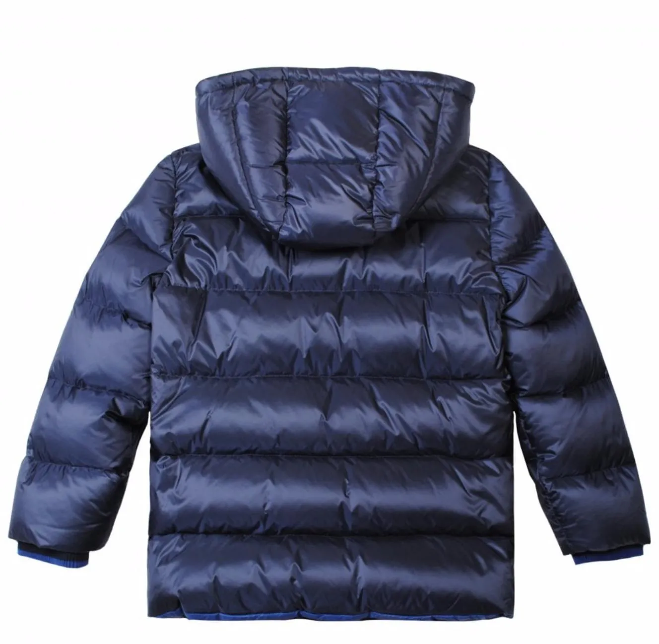 Jungen Blau Gefütterte Daunenjacke