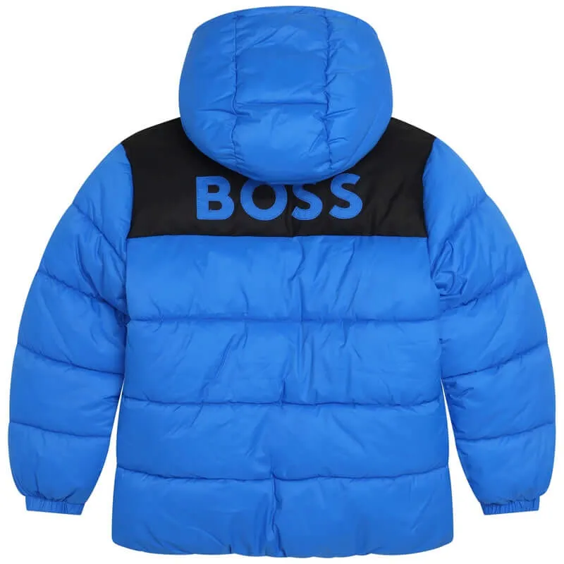 Jungen Blauer Steppmantel