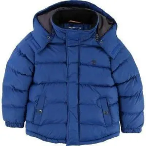 Jungen Blauer Daunenmantel