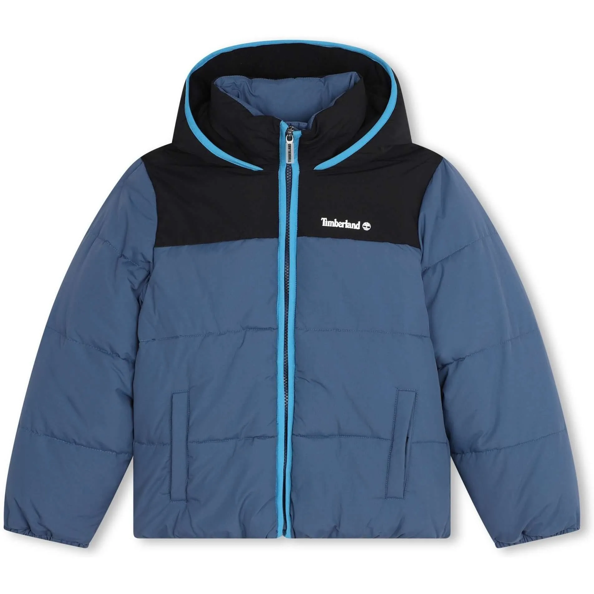 Jungen Blauer Daunenmantel