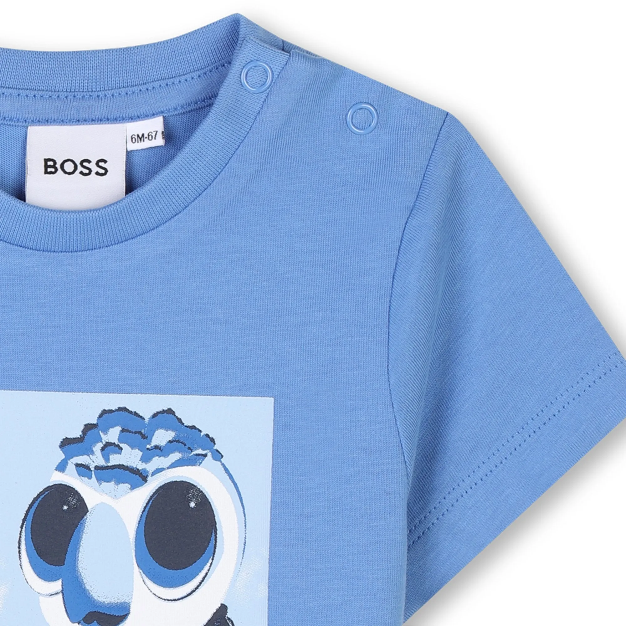 Jungen Blaues Kurzarm T-Shirt