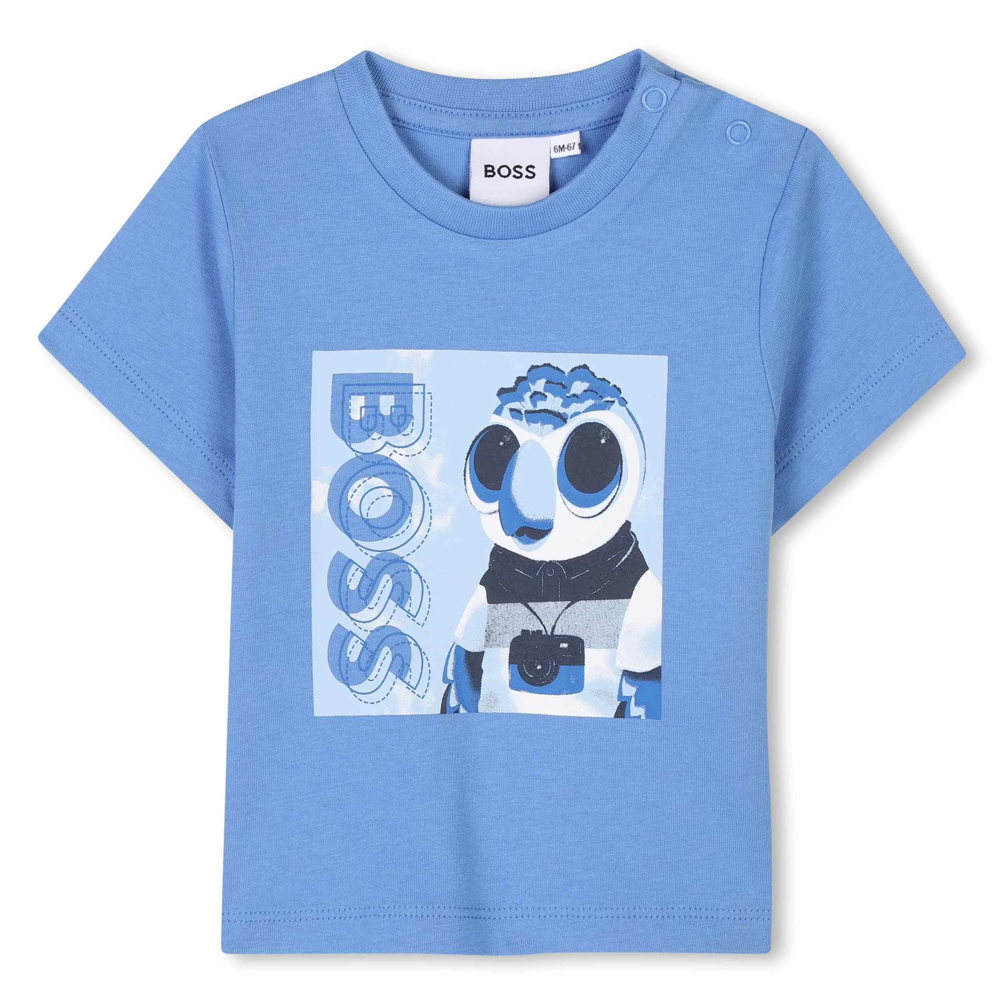 Jungen Blaues Kurzarm T-Shirt
