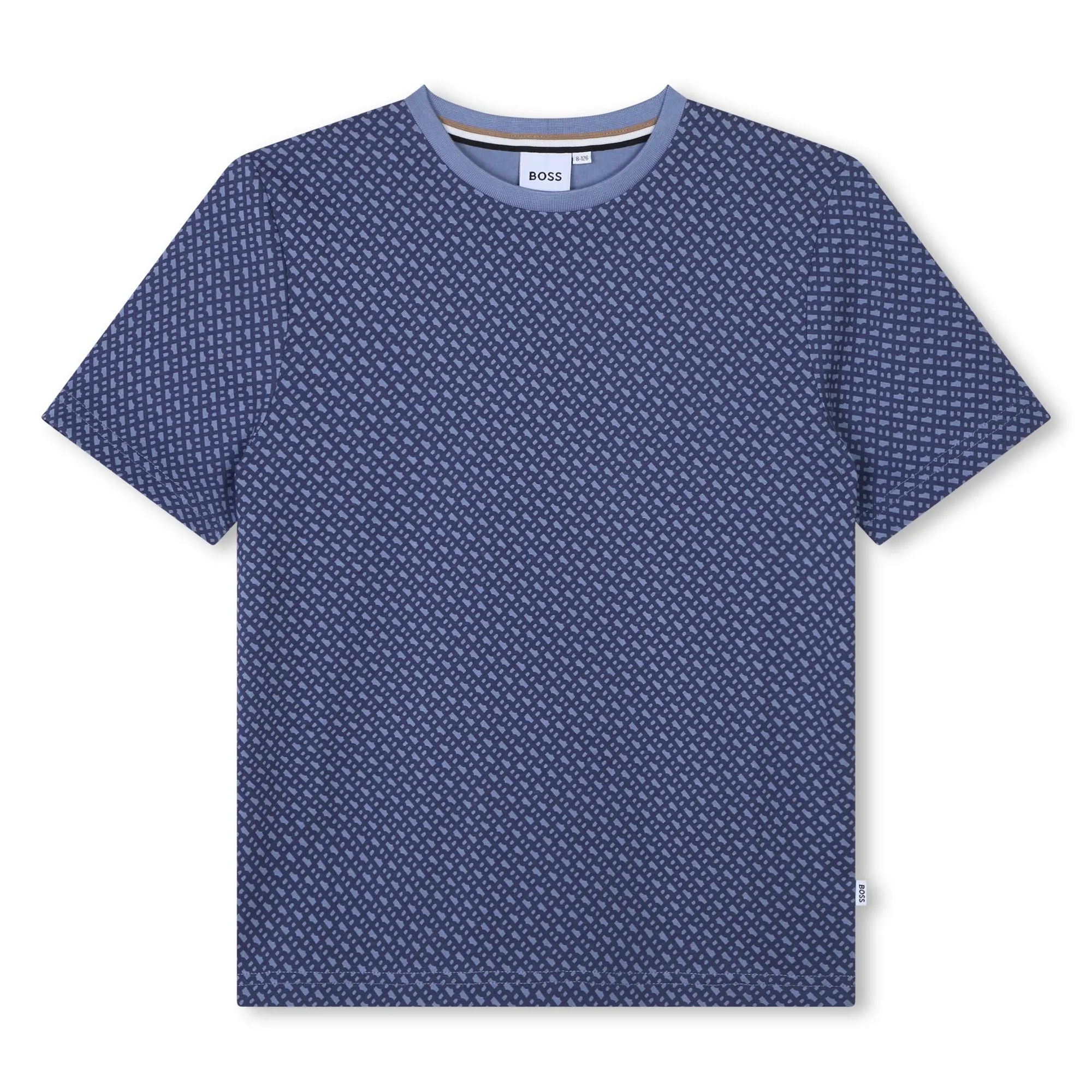 Jungen Blaues Kurzarm T-Shirt