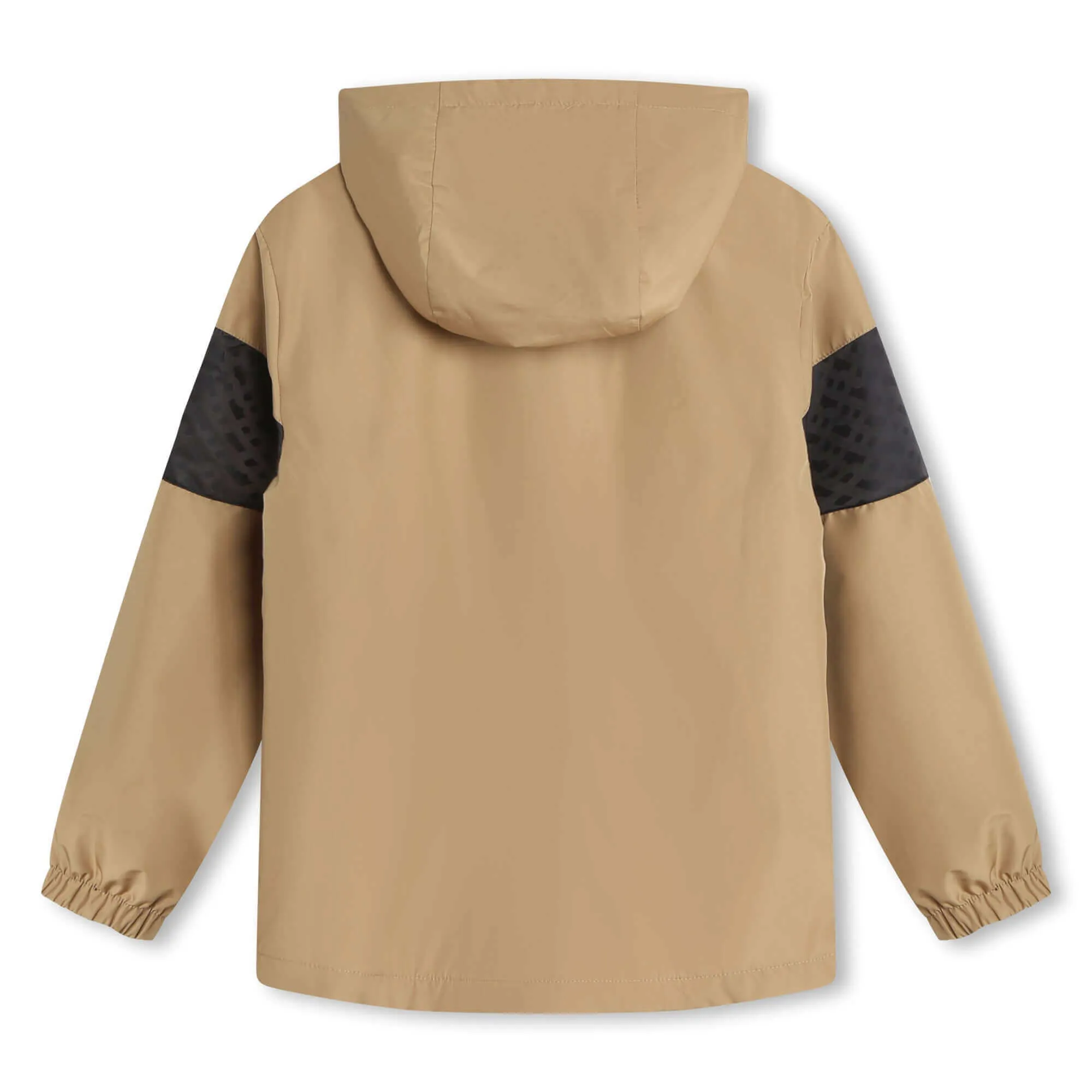 Jungen Braun & Schwarz Windbreaker Jacke