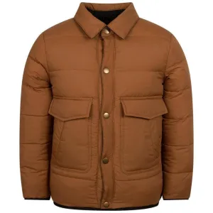 Jungen Braune Reversible Pufferjacke