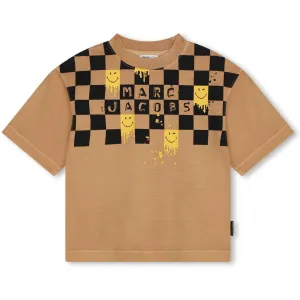Braunes Kurzarm-T-Shirt für Jungen