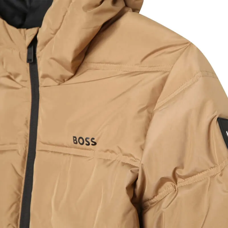 Jungen Kamel Puffer Jacke