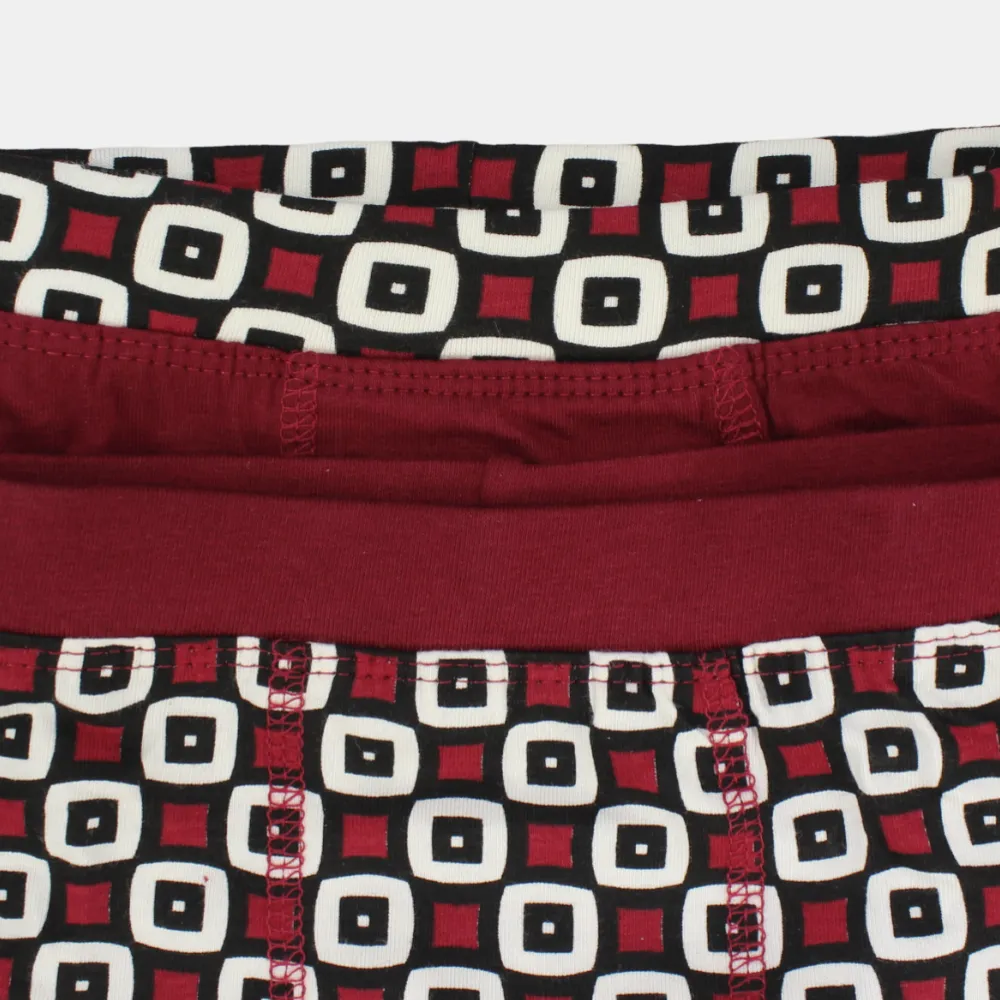 Baumwoll-Boxershorts für Jungen – Kastanienbraun (2er Pack)
