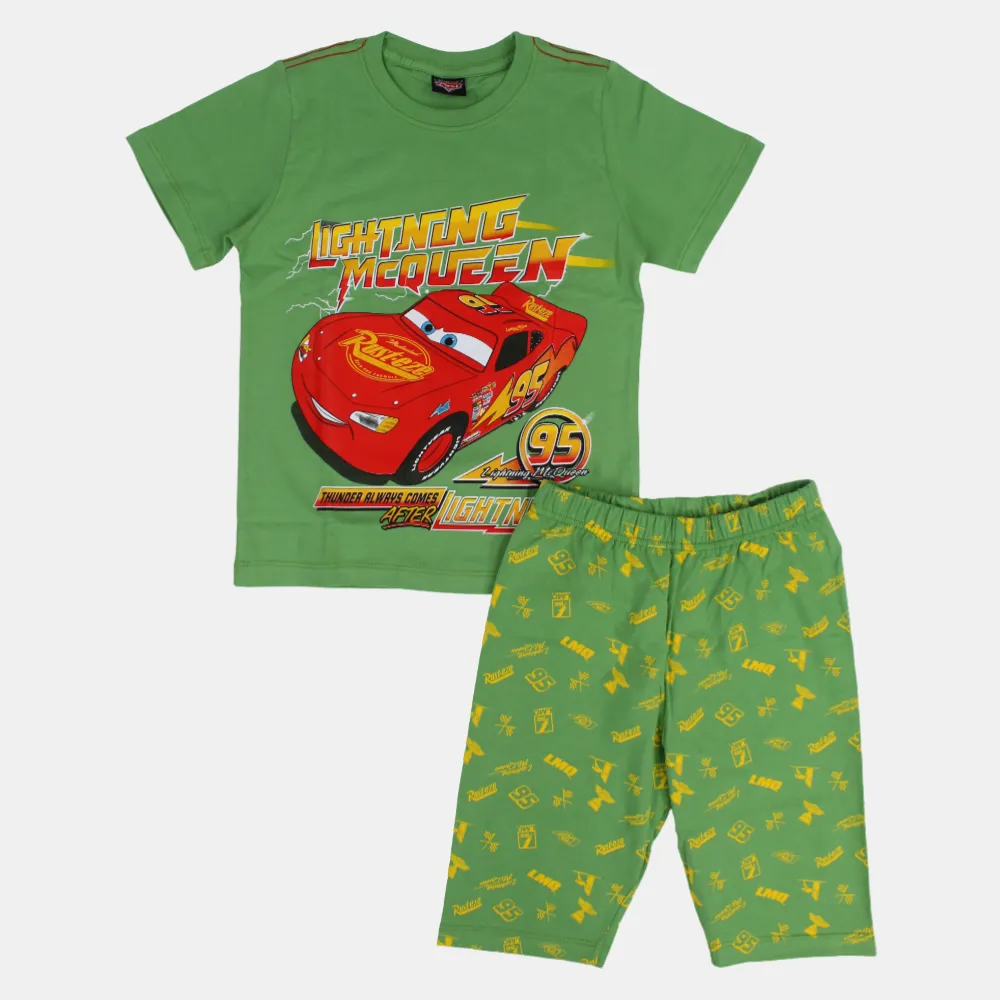 Jungen Baumwoll Schlafanzug-Set - Autoprint