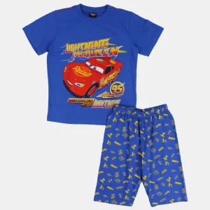 Jungen Baumwoll Schlafanzug-Set - Autoprint