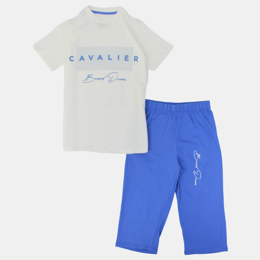 Baumwoll-Pyjama-Set für Jungen - Kavaliersdesign