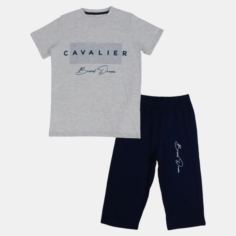 Baumwoll-Pyjama-Set für Jungen - Kavaliersdesign