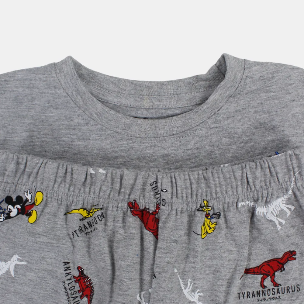 Jungen Baumwoll-Schlafanzug-Set - Mickey Mouse und Dinosaurier Druck