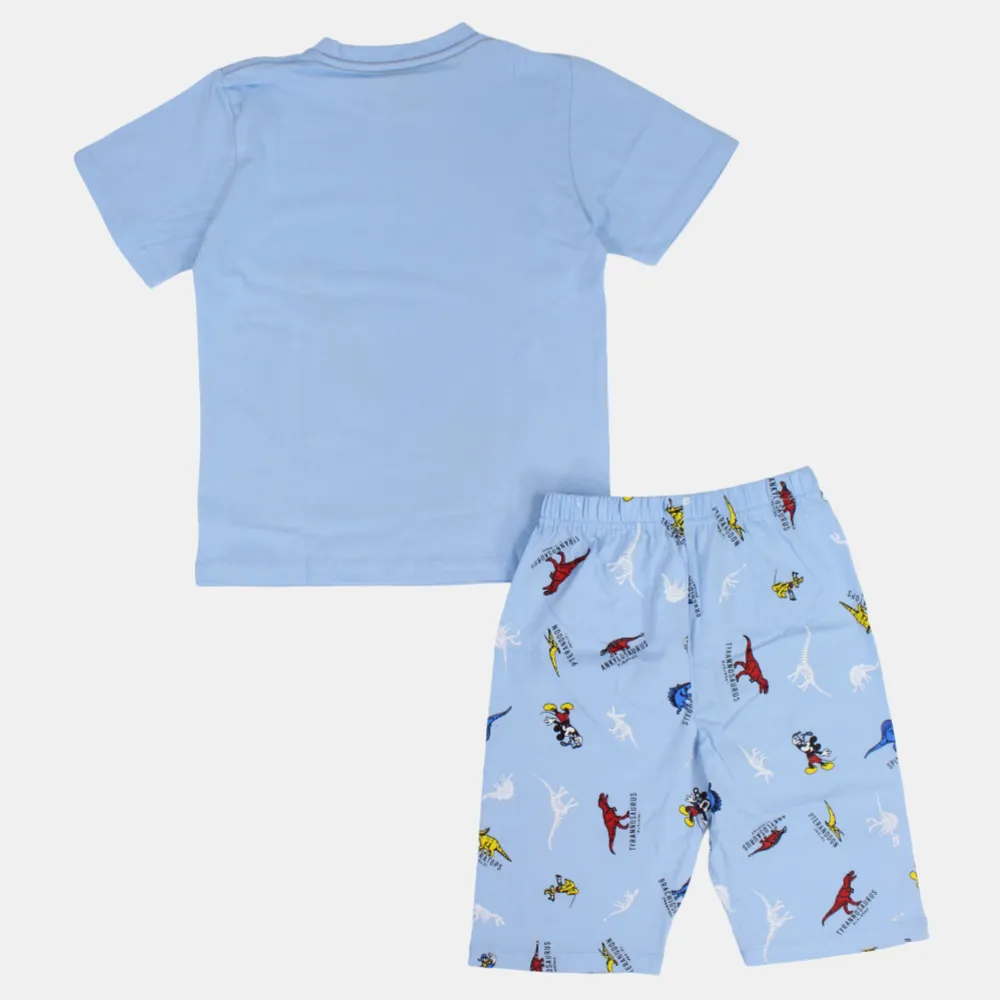 Jungen Baumwoll-Schlafanzug-Set - Mickey Mouse und Dinosaurier Druck