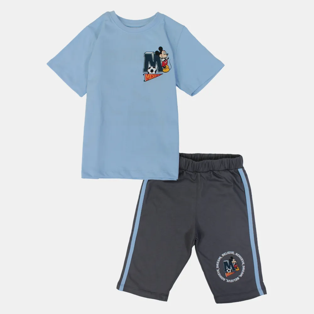 Baumwoll-Pyjama-Set für Jungen - Mickey Mouse Design