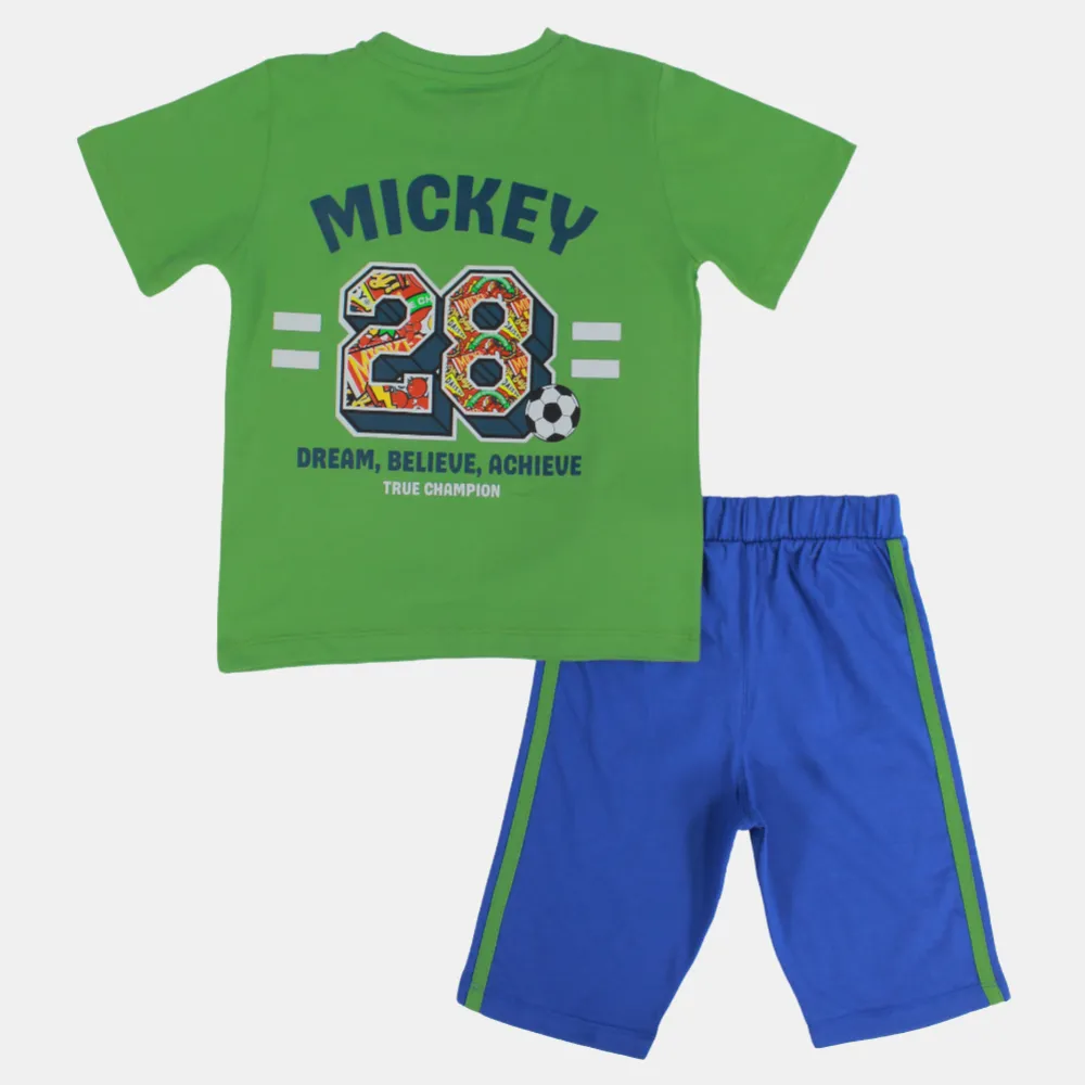 Baumwoll-Pyjama-Set für Jungen - Mickey Mouse Design