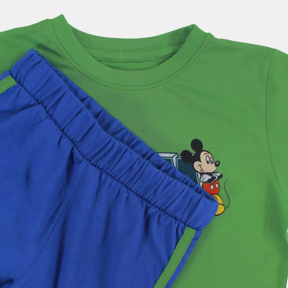 Baumwoll-Pyjama-Set für Jungen - Mickey Mouse Design