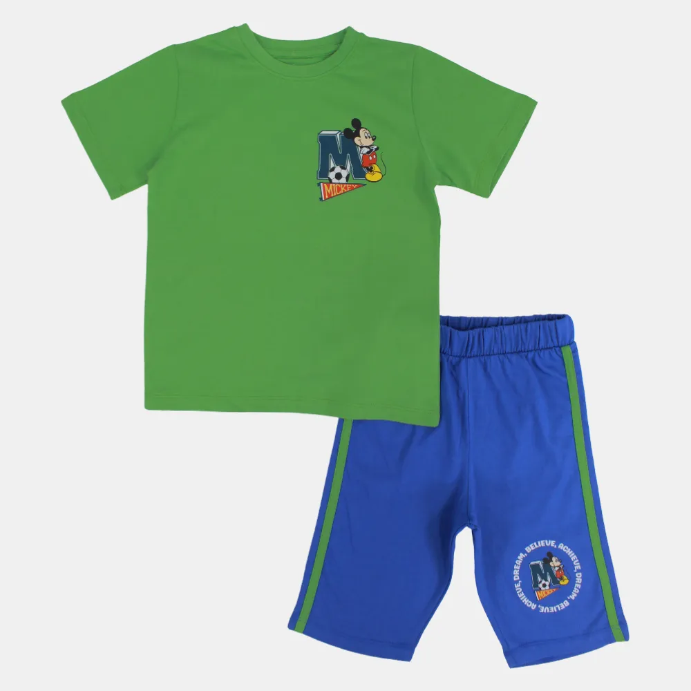 Baumwoll-Pyjama-Set für Jungen - Mickey Mouse Design