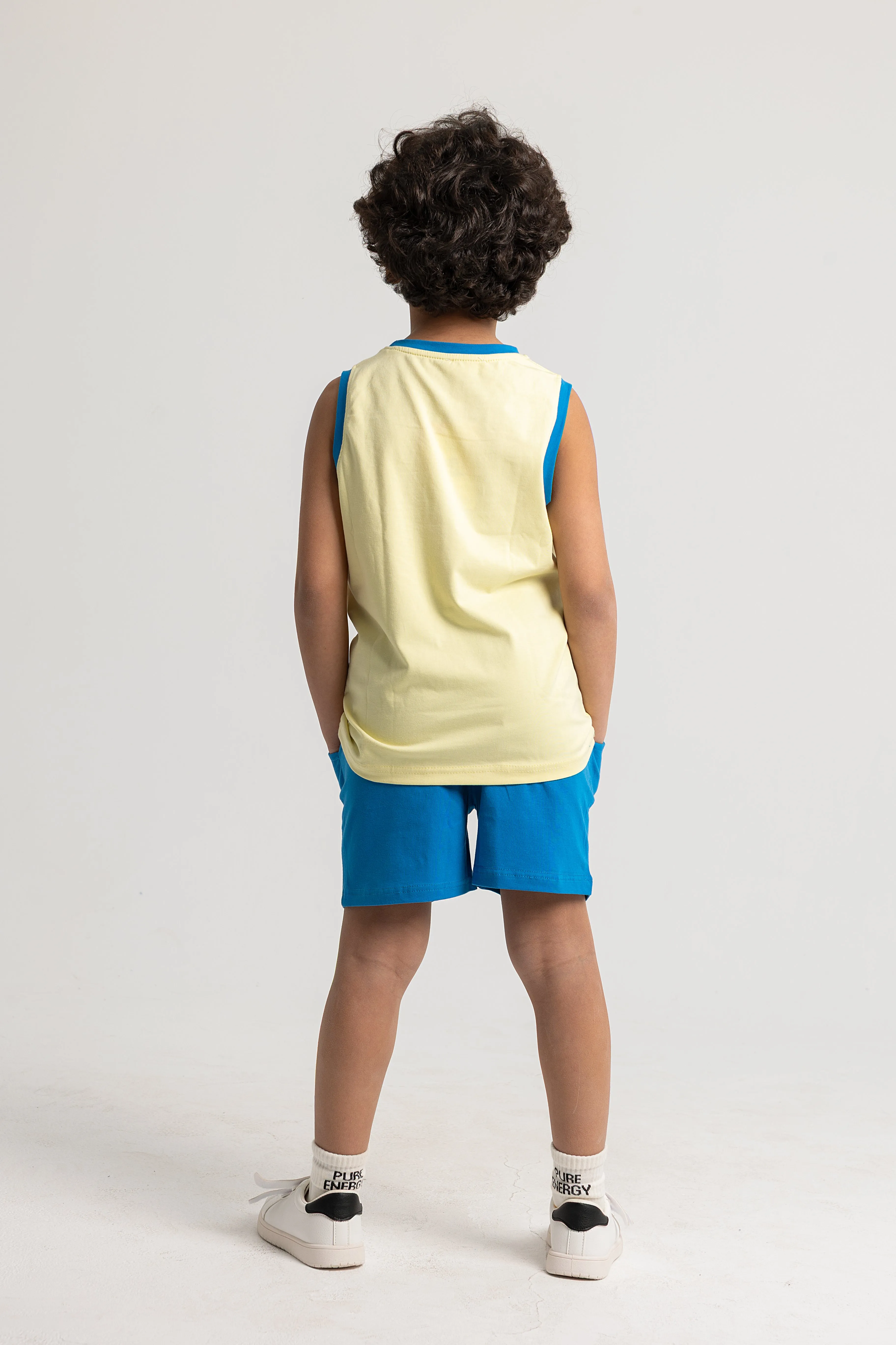 Baumwoll-Pyjama-Set für Jungen - Stay Safe Dino Design