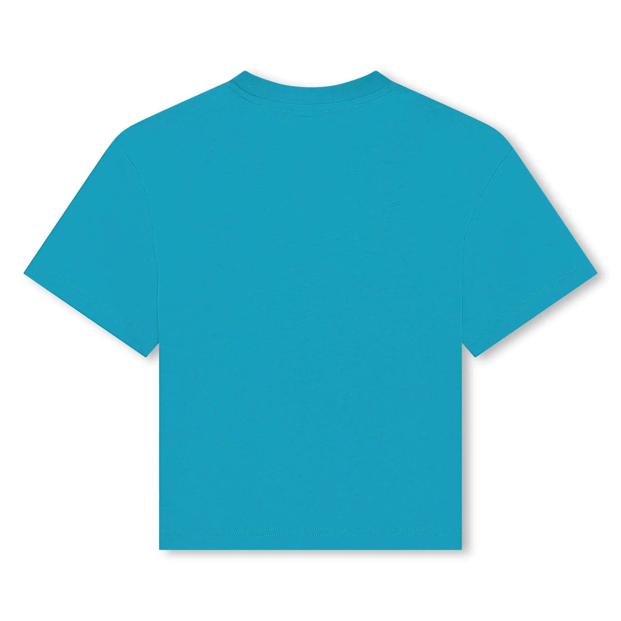 Jungen Baumwoll-T-Shirt mit Türkisem Logo