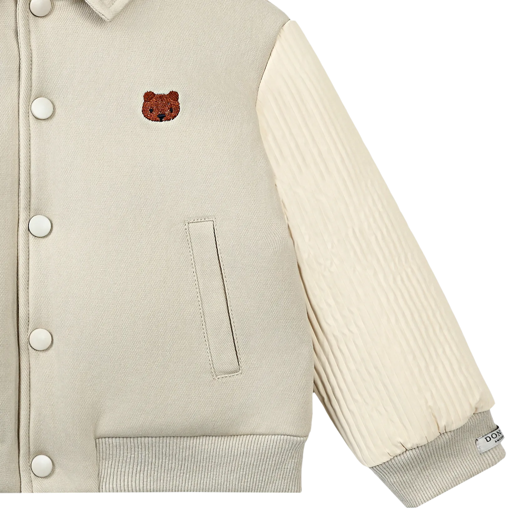 Jungen Creme Bären Jacke