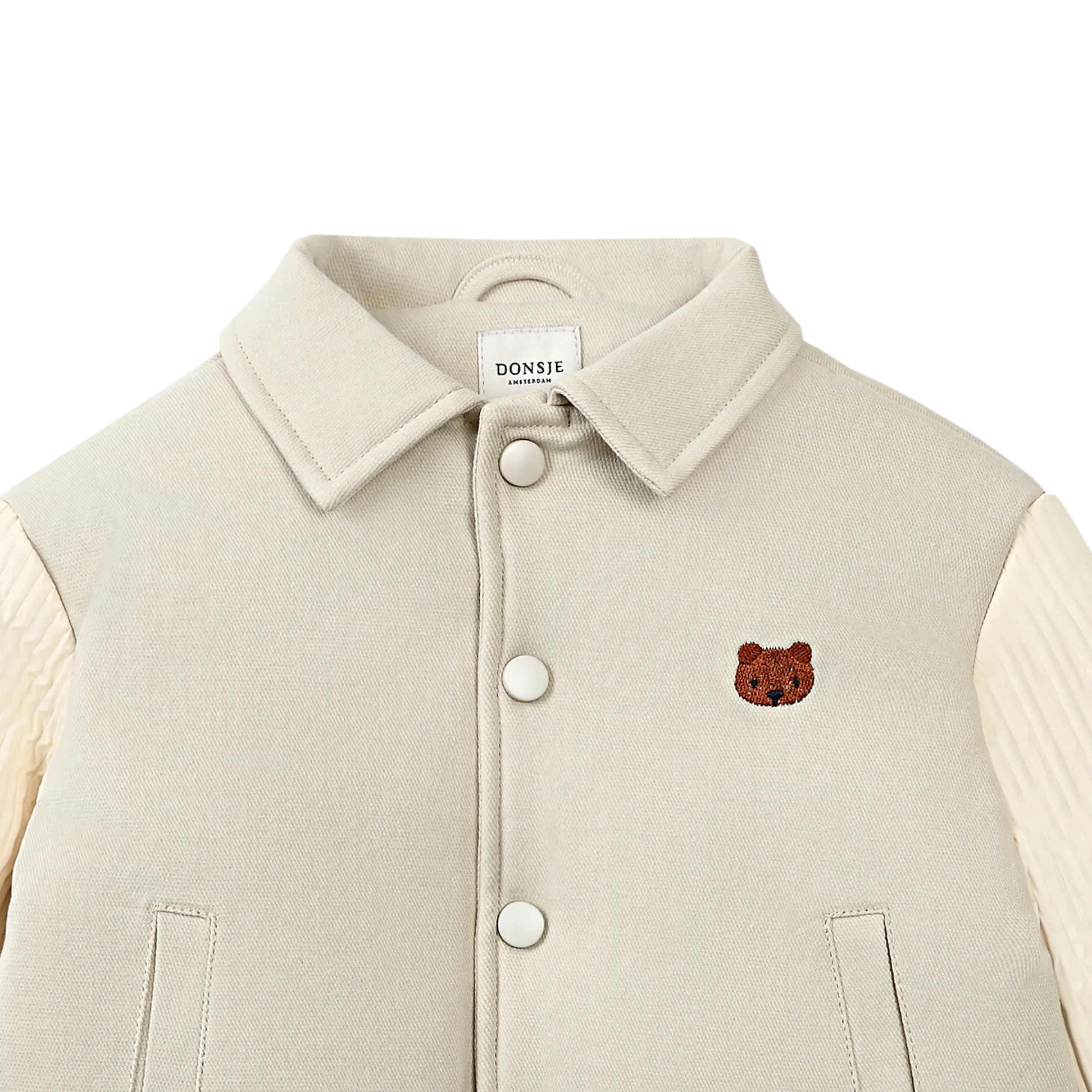 Jungen Creme Bären Jacke