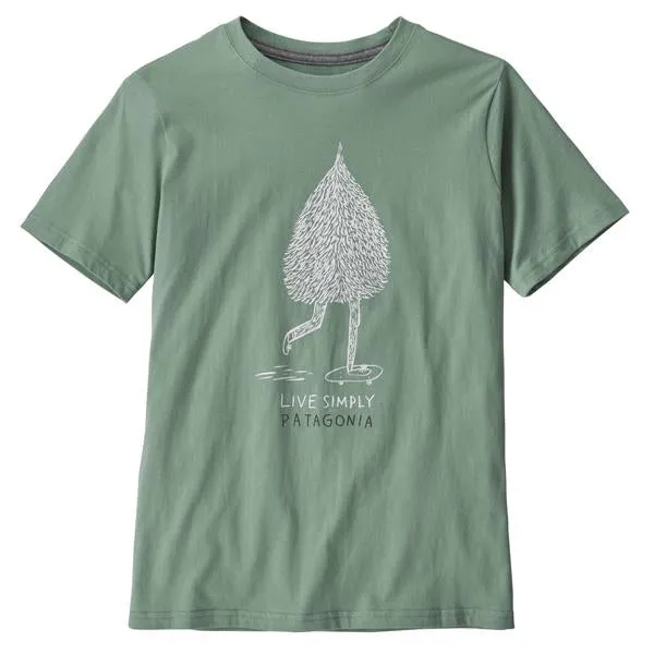 Jungen Grafik Bio-Baumwoll T-Shirt Patagonia Kleidung