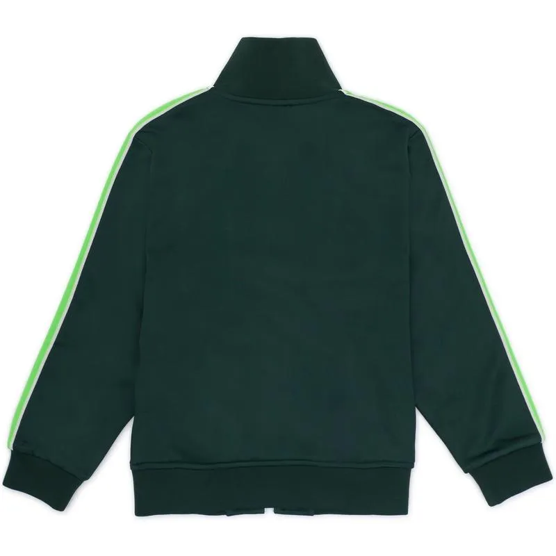 Jungen Grüne Sportjacke mit Reißverschluss