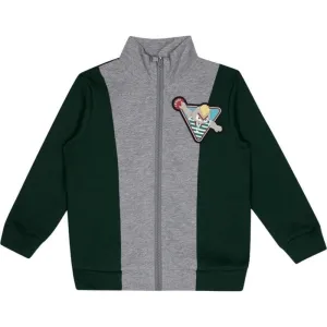Jungen Grüne Reißverschlussjacke