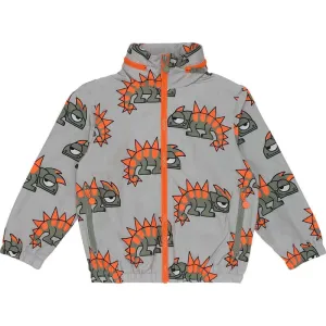 Jungen Graue Gecko-Print Reißverschlussjacke
