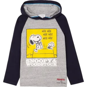 Jungen Graue Erdnüsse Langarm T-Shirt