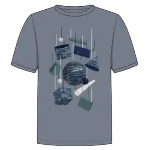 Graues T-Shirt mit Form für Jungen