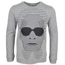 Jungen Graue Sonnenbrille Langärmliges T-Shirt