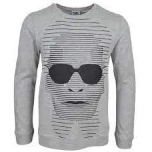 Jungen Graue Sonnenbrille Langärmliges T-Shirt