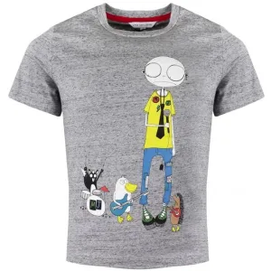Graues T-Shirt für Jungen